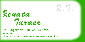 renata turmer business card